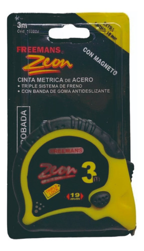 Cinta Metrica  Freemans 19mm Zeon3m