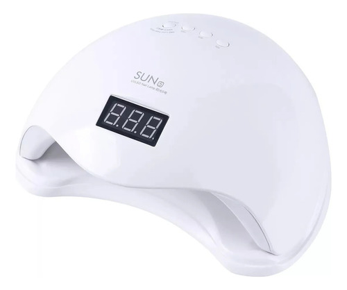 Cabine Led Uv Sun 5 48w + Lixadeira Elétrica M2000 Bivolt Cor Branca