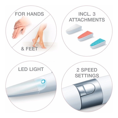 Lima Electronica Manicuria Beurer Mp 18 Uñas