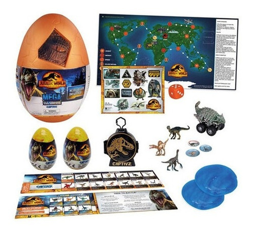 Mega Huevo Jurassic World Captivz Dominion Surprise
