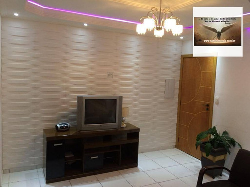 Imagem 2 de 13 de Casa Com 2 Dormitórios À Venda, 60 M² Por R$ 350.000 - Jardim Santo Alberto - Santo André/sp - Ca0090