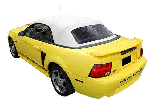 Capota Convertible Mustang Blanca Mica Plastica Blanco 