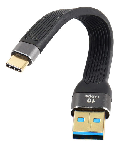 Cerrxian Cable Usb Tipo C Corto De 10 Gbps, Cable Usb A 3.0