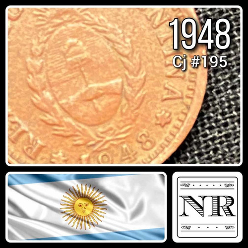 Argentina - 1 Centavo - Año 1948 - Cj #195 | Km #37a - Puro