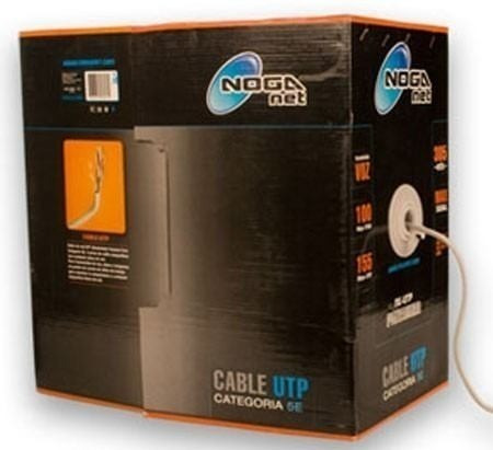 Cable Bobina De Red Utp Noga Cat 5e Interior Rollo 305m