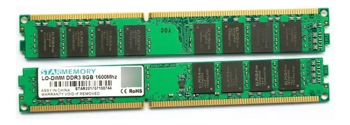 Memoria RAM Dual Channel gamer color verde 8GB 1 Elpida DDR3