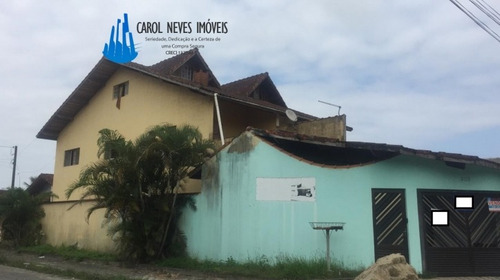 Imagem 1 de 15 de 3418-sobrado Em Mongaguá, 4 Dorms. Perto De Comércios..