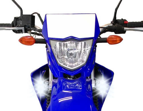 Farol Auxiliar Neblina Led 18w Drl Moto Yamaha Xtz 125 (par)