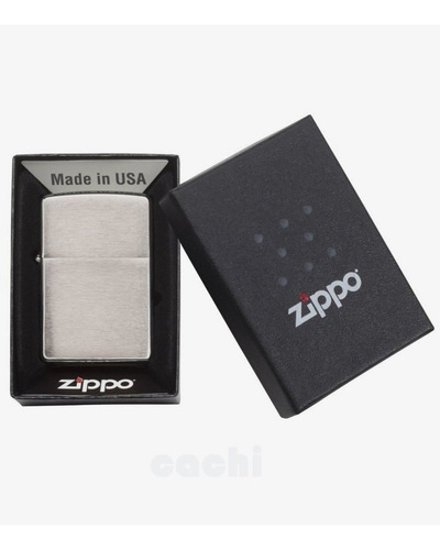 Imagen 2 de 7 de Encendedor Zippo Brush Finnish Chrome Usa