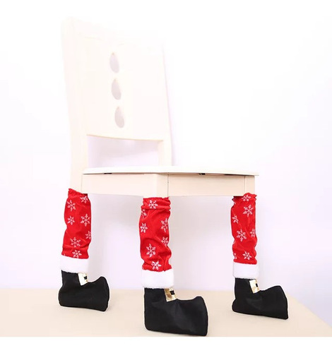 Set Navideño Para Patas De Silla