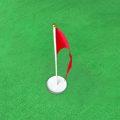 Portable Golf Hole Cup Green Flag Set Diámetro 75 Mm