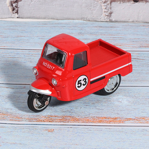 Modelo De Coche De Triciclo De Aleación, Altamente Simulado,