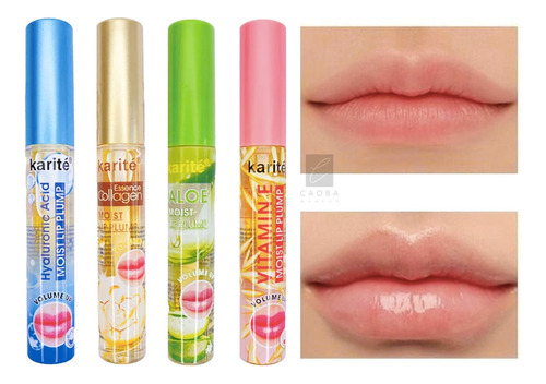 Labial Voluminizador Labios Karité X2 Agranda Da Volumen 