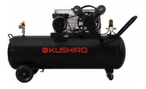 Compresor Kushiro 200 Lts 3hp A Correa Monofasico Kit Color Negro Fase Eléctrica Monofásica Frecuencia 0
