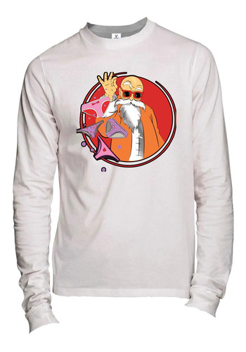 Playera M Larga Maestro Roshi Panty Dragon Ball-30