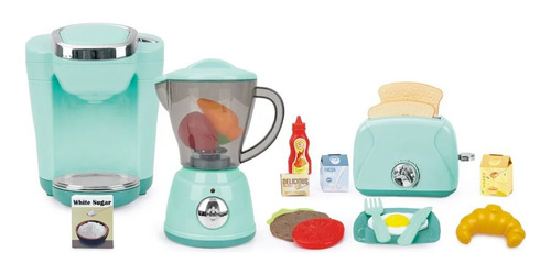 Kit Licuadora Batidora Tostador Cocina De Juguete Para Niños