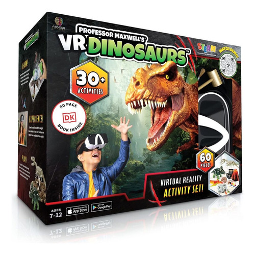 Juego Educativo  Dinosaurios Vr Kit De Ciencia Para  Fr80jc