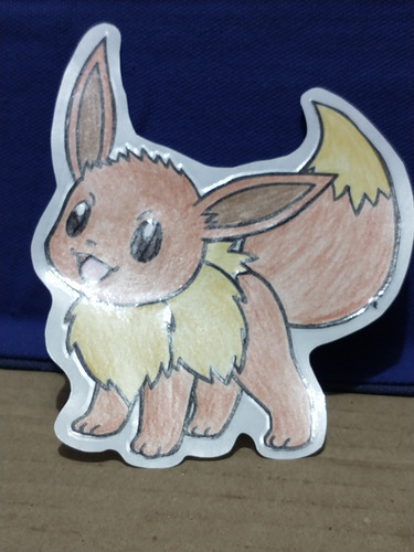 Sticker Casero Eevee Pokémon Bootleg (Usado)