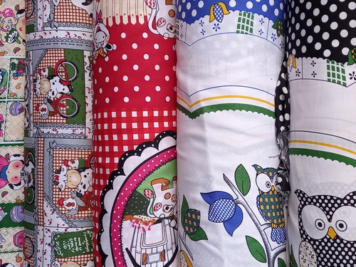 Imagen 4 de 10 de Tela Lino Estampado Cocina 1.50 De Ancho X Metros.