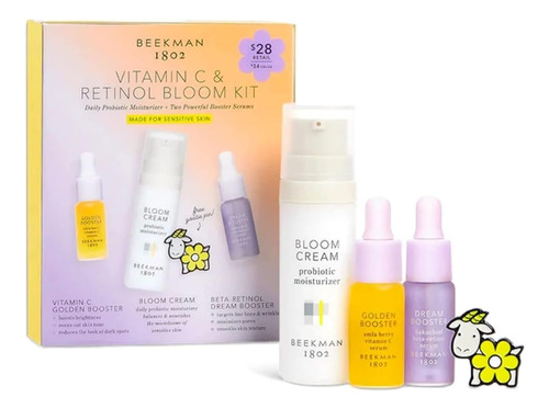 ~? Beekman 1802 Vitamin C Retinol & Resurface Bloom Kit - Cr