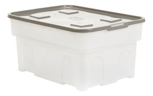 Imagen 2 de 6 de Organizador Plástico Apilable L30 80 Lts X3 Unidades