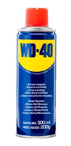 Imagem 2 de 2 de Wd40 Spray Produto Multiusos Desengripa Lubrifica 300ml 2pçs