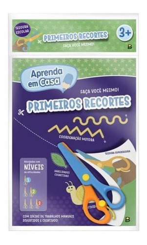 Aprenda Em Casa Livro-kit Primeiros Recortes (g)