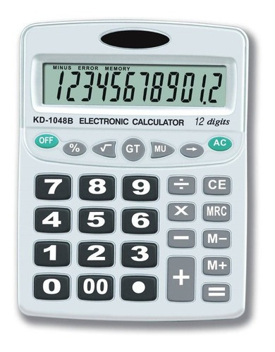 Calculadora Grande Pantalla Lcd 12 Digitos