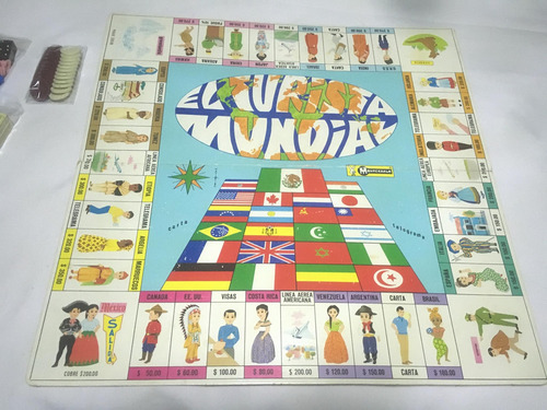 Juego De Mesa Turista Mundial Montecarlo 70s (Usado)