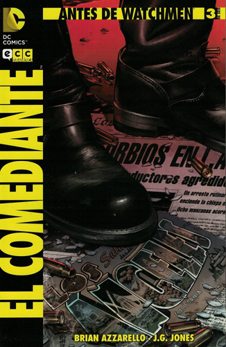 Comediante 3, El. Antes De Watchmen, De Azzarello, Brian. Editorial Matias Martino Editor, Tapa Tapa Blanda En Español