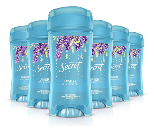 Paquete De 6 Desodorante  Secret Que Dura Secret De Desodora