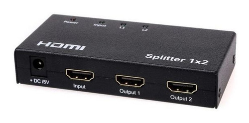 Splitter Hdmi 1x2 4k2k 1080p Hd Activo Amplificado S/fuente