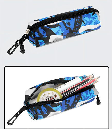 Mochila Escolar Sanmu Wngting Color Azul Diseño Lisa 24l