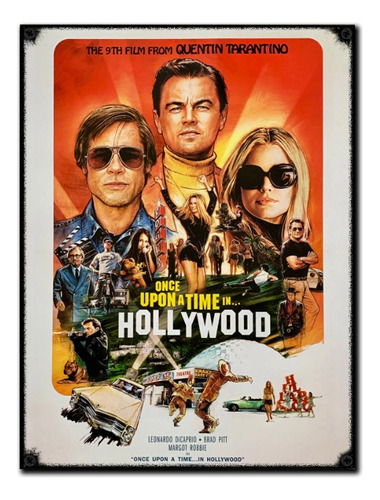 #17 - Cuadro Vintage 30 X 40 / No Chapa Tarantino Pelicula