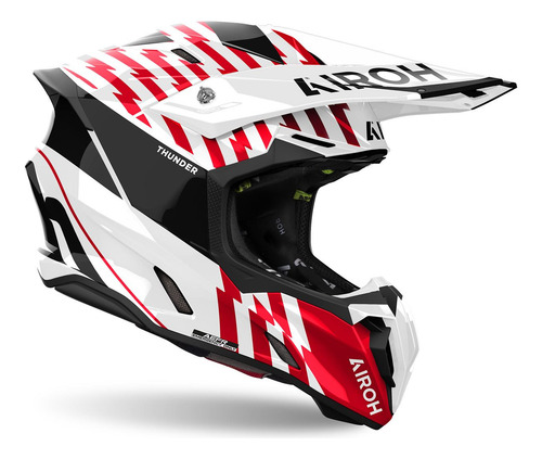 Capacete Airoh Twist 3.0 Thunder Vermelho