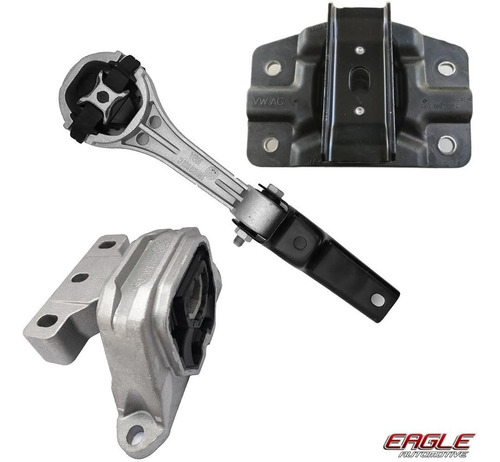 Imagem 3 de 6 de Kit Coxim Do Motor Cambio Vw Up 2014 2015 2016 2017