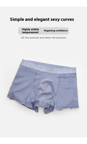 Calzoncillos Bóxer Transpirables Para Hombre Que Levantan La