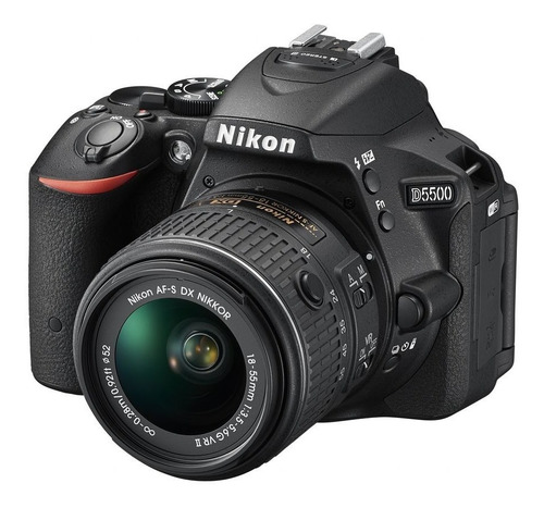 Cámara Nikon D5500+sd 128gb+2 Baterías+c.remoto (5000 Disp) Negro (Usado)