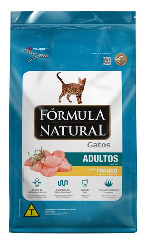 Ração P/gatos Adultos Formula Natural Sabor Frango 7kg