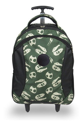 Mochila Escolar Infantil De Rodinhas Dinossauro