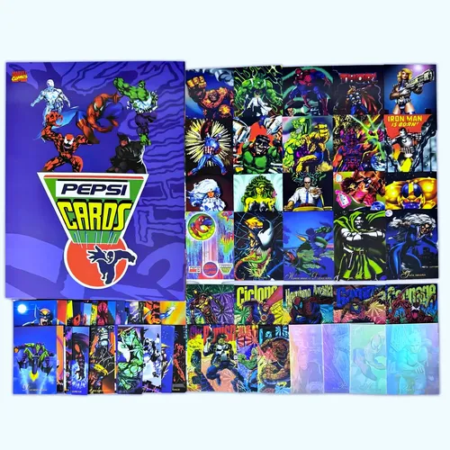 Pepsi トレーディングカードセット 45枚 Pepsi Cards Colección Marvel Completa ¡todas Sus Cards! | Cuotas