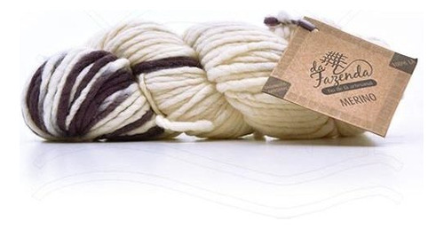 Lã Merino Chunky 100g - Tingimento Artístico 796 Latte Cor 780 Marshmallow
