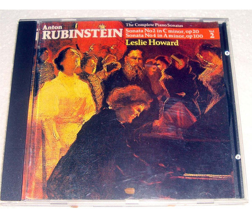 Leslie Howard Rubinstein Comp Piano Sonatas V2 Cd Uk Kktus