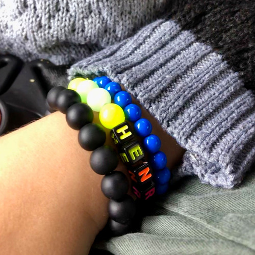 Miçanga Bola 6 Mm Com Furo Passante Bijuteria Cores Cor Azul