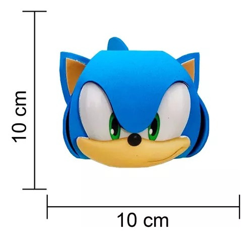 6 Caixinhas Surpresa E Lembrancinha Para Festa Sonic Em Eva