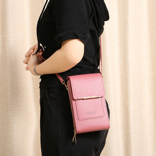 Bandolera Mini Bolso Porta Celular Moderno Cartera