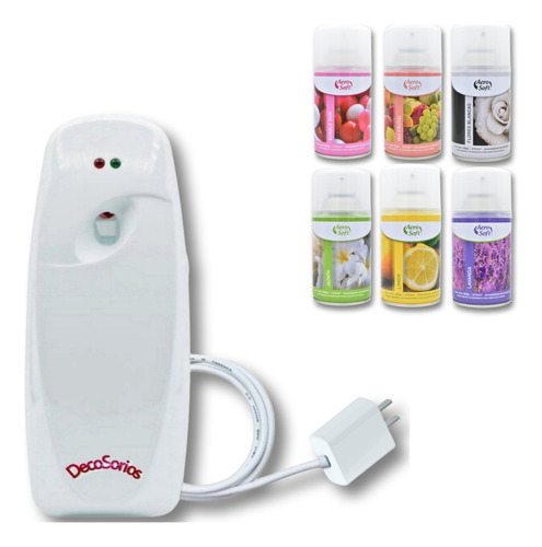 Aromatizante Automatico Ambiente Electrico + 6 Repuestos