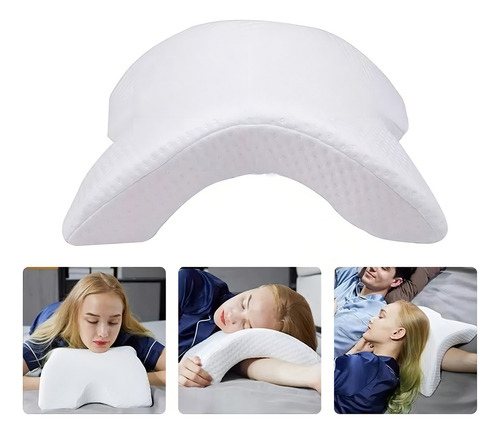Almohada Memory Brazo Ortopedica Cojin Curvo Cuello Cervical