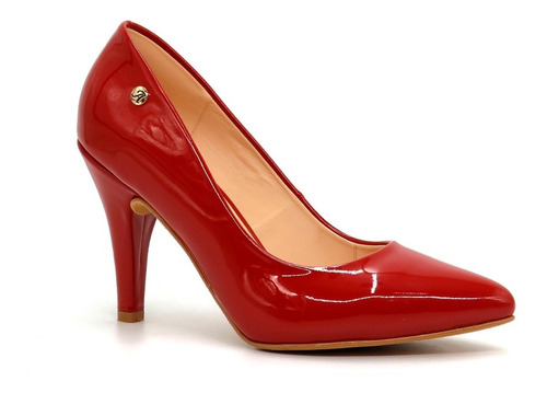 Zapato De Mujer Da22-reyna Rojo.