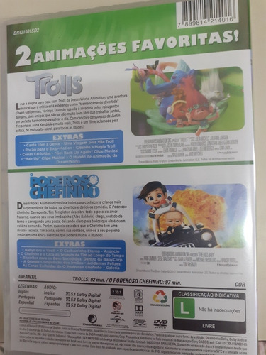 Dvd Coleção Poderoso Chefinho+trols/original/lacrado/dublad
